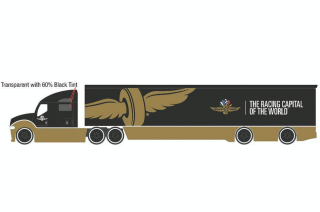 Indianapolis Motor Speedway Hauler black/brown 1:64 Ixo America