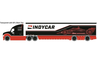 INDYCAR Hauler red/black/white 1:64 Ixo America