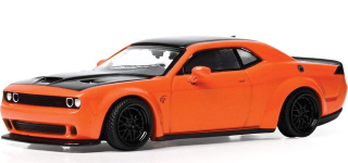 Dodge Challenger SRT Hellcat 2019 Go Mango 1:64 Ixo America