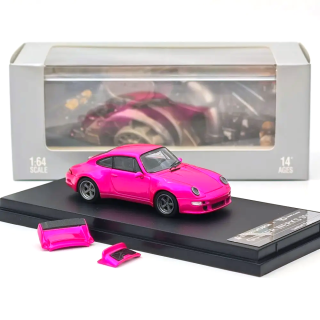 Porsche GW993 pink 1:64 Street Weapon