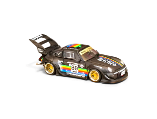 Porsche 993 *Apple* High Tail black 1:64 Street Weapon