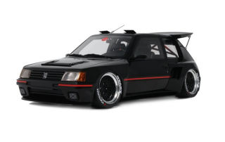 Peugeot 205 Khyzyl Saleem 2018 black 1:18 OttOmobile