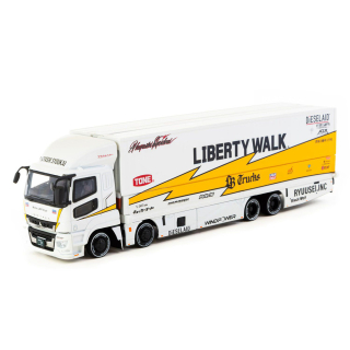 Mitsubishi Fuso Super Great *LB-TRUCKS* white/yellow 1:64 Tarmac