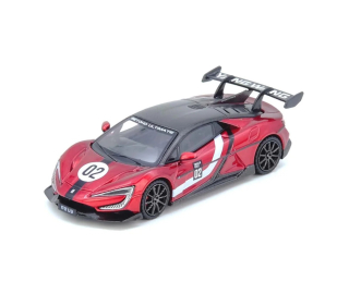 YangWang U9 Nurburgring Test Car *World Fastest EV Supercar* 2025 red/black 1:64 Inno Models