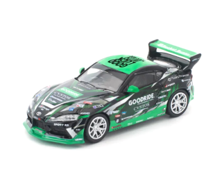 Toyota Pandem GR Supra *Goodride* black/green 1:64 Pop Race