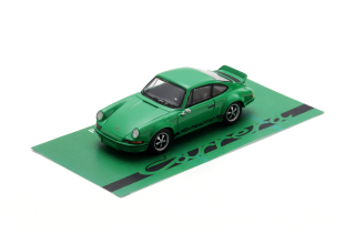 Porsche 911 2.8 RSR 1973 green with black stripe 1:64 Spark