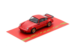Porsche 911 3.0 RS 1974 red with gold stripe 1:64 Spark