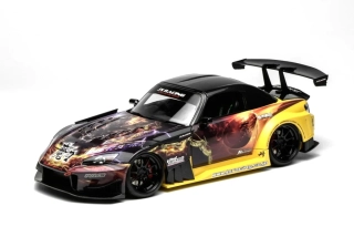 Honda S2000 Spider Hard-Top Closed J's Racing MAOU 2013 black/yellow 1:18 Motorhelix