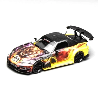 Honda S2000 Spider Hard-Top Closed J's Racing MAOU 2013 black/yellow 1:64 Motorhelix 