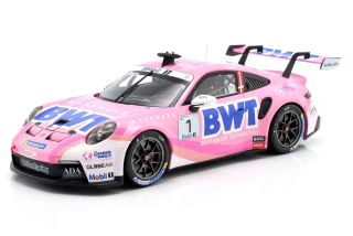 Porsche 911 GT3 Cup BWT #1 Bastian Buus Porsche Mobil 1 Supercup Champion 2023 1:18 Ixo Models