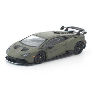 Lamborghini Huracan STO LP610-4 2023 verde turbine matt 1:64 Pop Race Limited