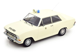 Opel Kadett B Police 1972 white 1:18 KK Scale