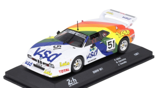 BMW M1 M88 3.5L S6 Team ORECA #51 Alliot/Darniche/Cecotto 24H Le Mans 1981 1:43 Altaya