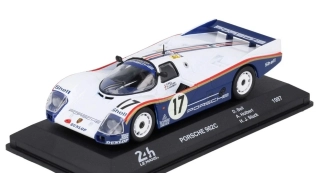 Porsche 962C 3.0L F6 Team Rothmans Porsche AG #17 Bell/Holbert/Stuck Winner 24H Le Mans 1987 1:43 Altaya