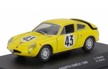 Simca Abarth 1300 Team Equipe Nationale Belge #43 Dubois/Harris 24H Le Mans 1962 1:43 Altaya