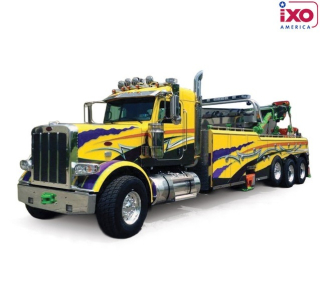 Peterbilt 359 Wrecker 1980 yellow/purple 1:43 Ixo America