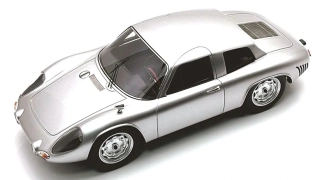 Porsche 356B Carrera 2000 GS/GT 1963 silver 1:18 Tecnomodel