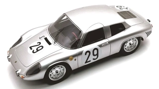 Porsche 356B Carrera 2000 GS/GT Team Porsche System Engineering #29 Koch/de Beaufort 24H Le Mans 1963 1:18 Tecnomodel