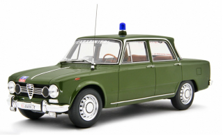 Alfa Romeo Giulia Super 1969 *Carabinieri* green 1:18 Laudoracing Model