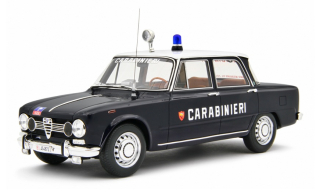 Alfa Romeo Giulia Super 1969 *Carabinieri* blue 1:18 Laudoracing Model