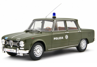 Alfa Romeo Giulia Super 1969 *Polizia* green 1:18 Laudoracing Model