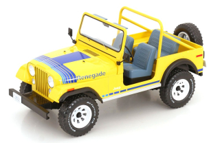 Jeep CJ-7 Renegade 1980 yellow/blue 1:18 MCG Modelcar Group