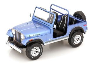 Jeep CJ-7 Laredo 1980 blue 1:18 MCG Modelcar Group