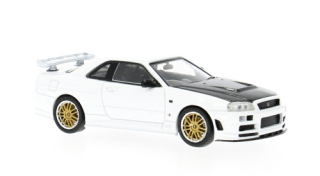 Nissan Skyline GT-R R34 2002 white 1:43 Ixo Models
