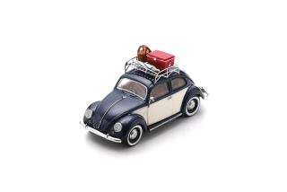 Volkswagen Beetle *Summer Holidays* with Roof Rack Camping Gear 1:43 Schuco