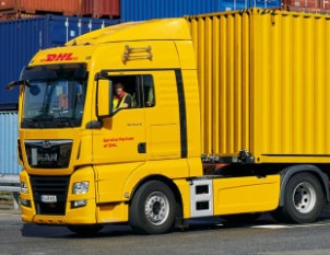 Man DHL 1:24 Solido