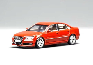 Audi A8 2008 red 1:64 Motorhelix 