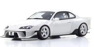 Nissan Silvia S15 Khyzyl Saleem Coupe 2002 white 1:18 Kyosho