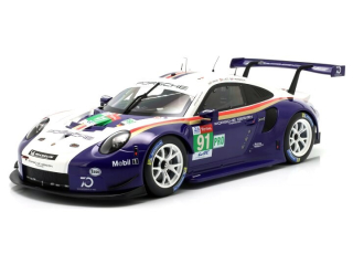 Porsche 911 991 RSR GT Team #91 Lietz/Bruni/Makowiecki 2nd LMGTE Pro 24H Le Mans 2018 1:12 Ixo Models