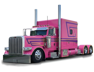 Peterbilt 379 pink 1:64 Ixo America