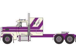 Ford LTL-9000 1978 purple/cream 1:64 Ixo America