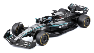 Mercedes-Benz AMG W16 #63 George Russell 2025 with Helmet 1:43 Bburago