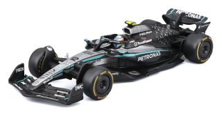 Mercedes-Benz AMG W16 #12 Andrea Kimi Antonelli 2025 with Helmet 1:43 Bburago