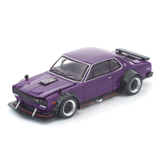 Nissan Hakosuka PANDEM *Enigma Exclusive* purple 1:64 Pop Race Limited