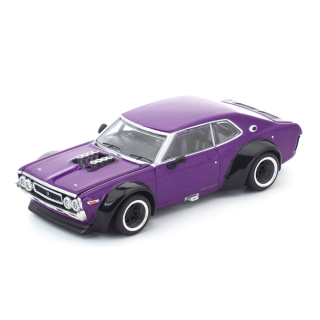 Datsun Laurel C130 PANDEM *Enigma Exclusive* purple 1:64 Pop Race Limited