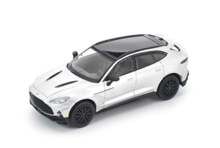 Aston Martin DBX 707 silver 1:64 Pop Race Limited