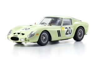 Ferrari 250 GTO 3.0L V12 Coupe Team U.D.T. Laystall Racing #20 Ireland/Gregory 24H Le Mans 1962 1:18 Kyosho