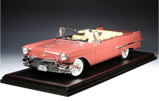 Cadillac Series 62 Cabriolet Open 1957 dusty rose metallic 1:18 Stamp Models