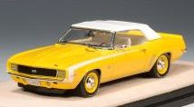Chevrolet Camaro SS/RS Cabriolet Closed 1969 yellow 1:43 Stamp Models