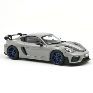 Porsche Cayman GT4 RS with Weissach Package 2023 chalk 1:18 Norev