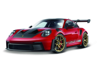 Porsche 911 GT3 Weissach Package 2025 red/grey 1:24 Bburago