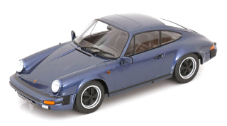 Porsche 911 Carrera Coupe 1983 dark blue metallic 1:18 KK Scale