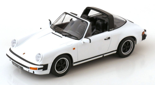 Porsche 911 SC Targa 1983 with Extra Hard Top white 1:18 KK Scale