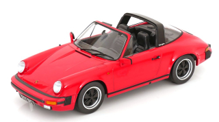 Porsche 911 SC Targa 1983 with Extra Hard Top red 1:18 KK Scale