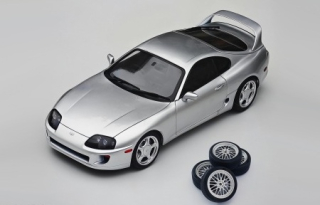 Toyota Supra A80 RHD 1992 silver 1:18 Whelart