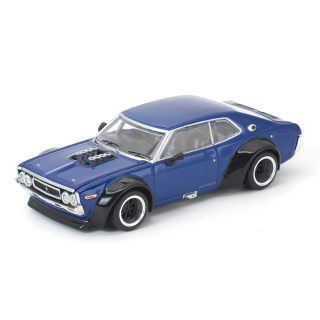 Nissan Laurel C 130 blue 1:64 Pop Race Limited